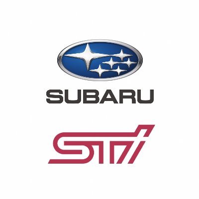 Subaru Logo on Blue Background with Stars and Sparkles