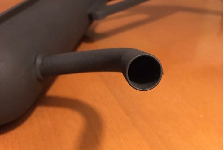 モトコンポ マフラー遮熱ガードになります