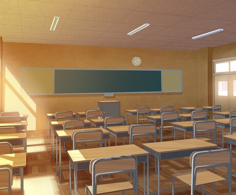 フリー素材 オフィス・事務所の背景イラスト