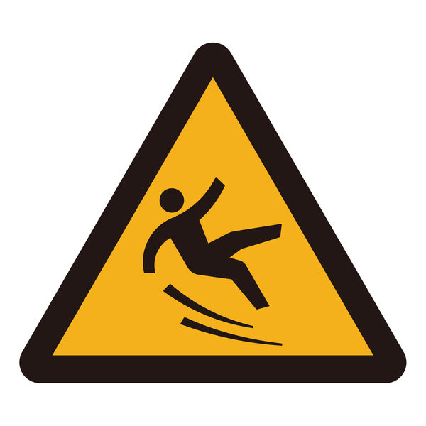 JIS安全標識 警告「スリップ注意」 ＪＡ－２３３Ｓ日本緑十字社MISUMI ミスミ