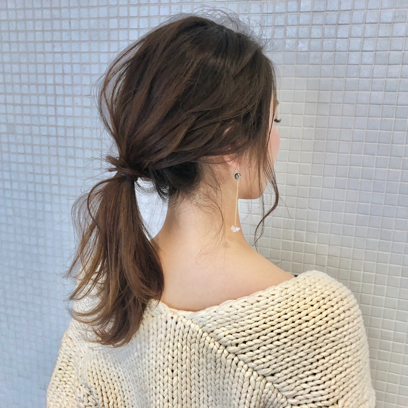 ボブ×ひとつ結びはアレンジ無限大なのです。レパートリーを増やして、脱マンネリMERY