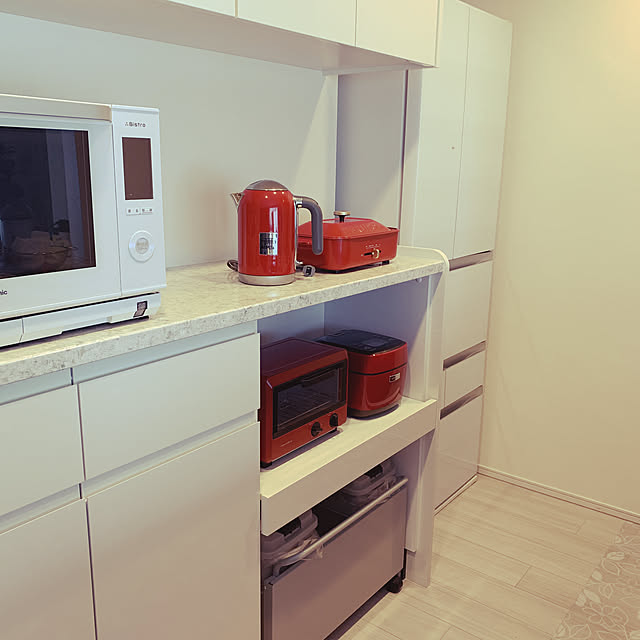 キッチン 赤い家電のおすすめ商品とおしゃれな実例RoomClip ルームクリップ