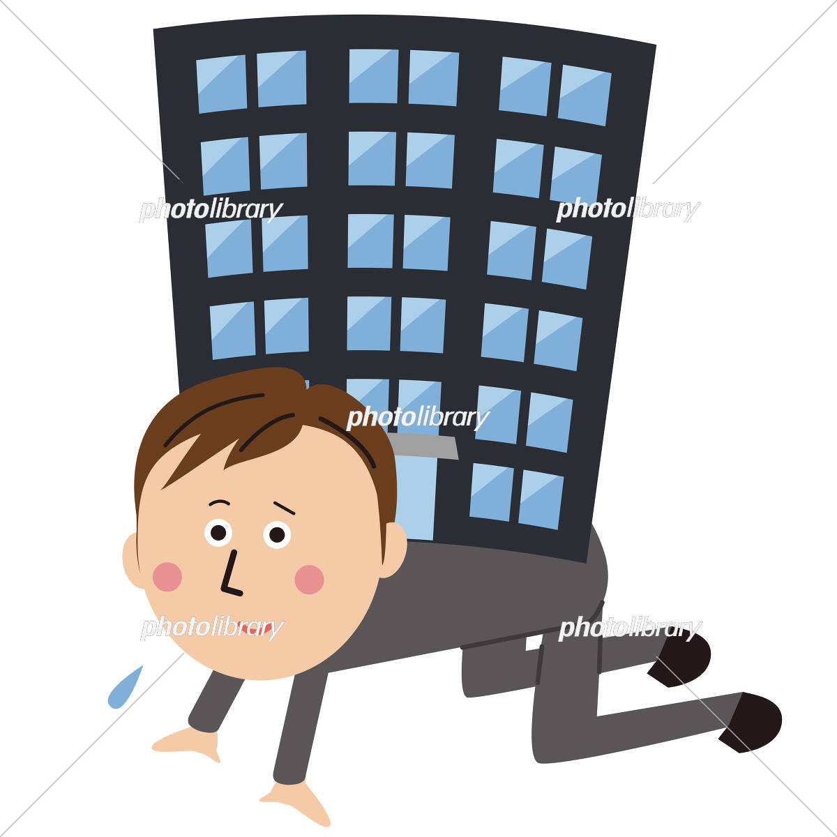 社畜イラスト無料イラスト・フリー素材なら「イラストAC」