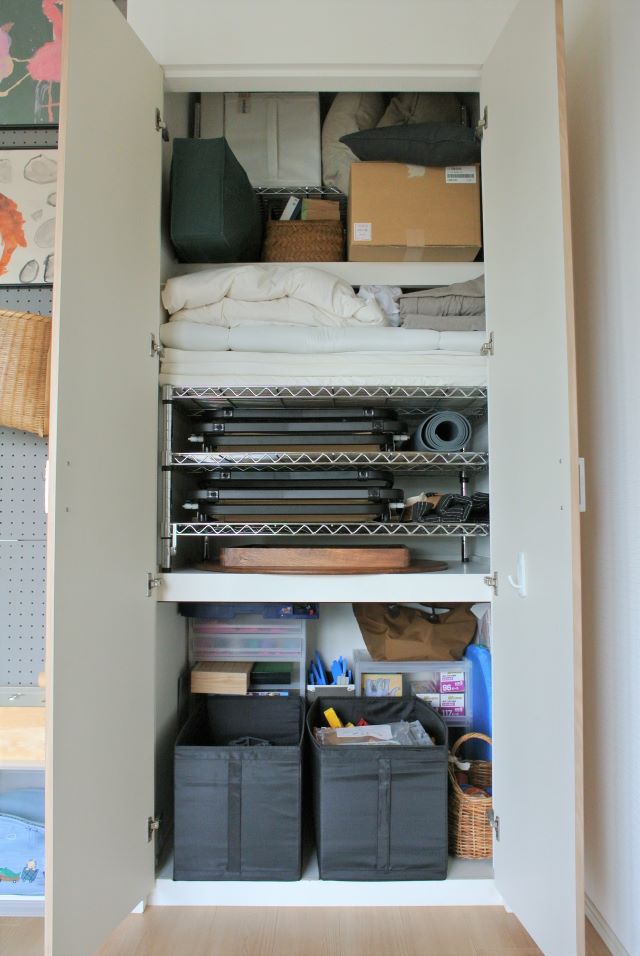 ダイソーのジョイントラックでクローゼット収納！子鹿日和 - 楽天ブログ