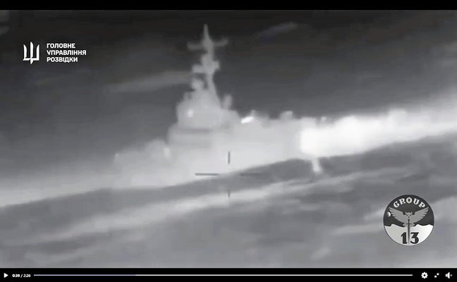 ウクライナのミサイル、ロシアの黒海艦隊司令部を直撃 - BBCニュース