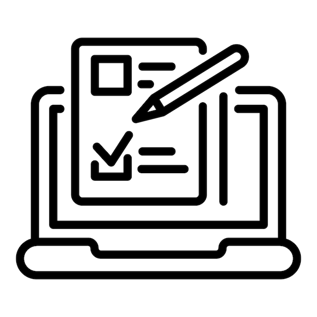 アンケート ライン アイコンイラスト画像とPNGフリー素材透過の無料ダウンロード - Pngtree