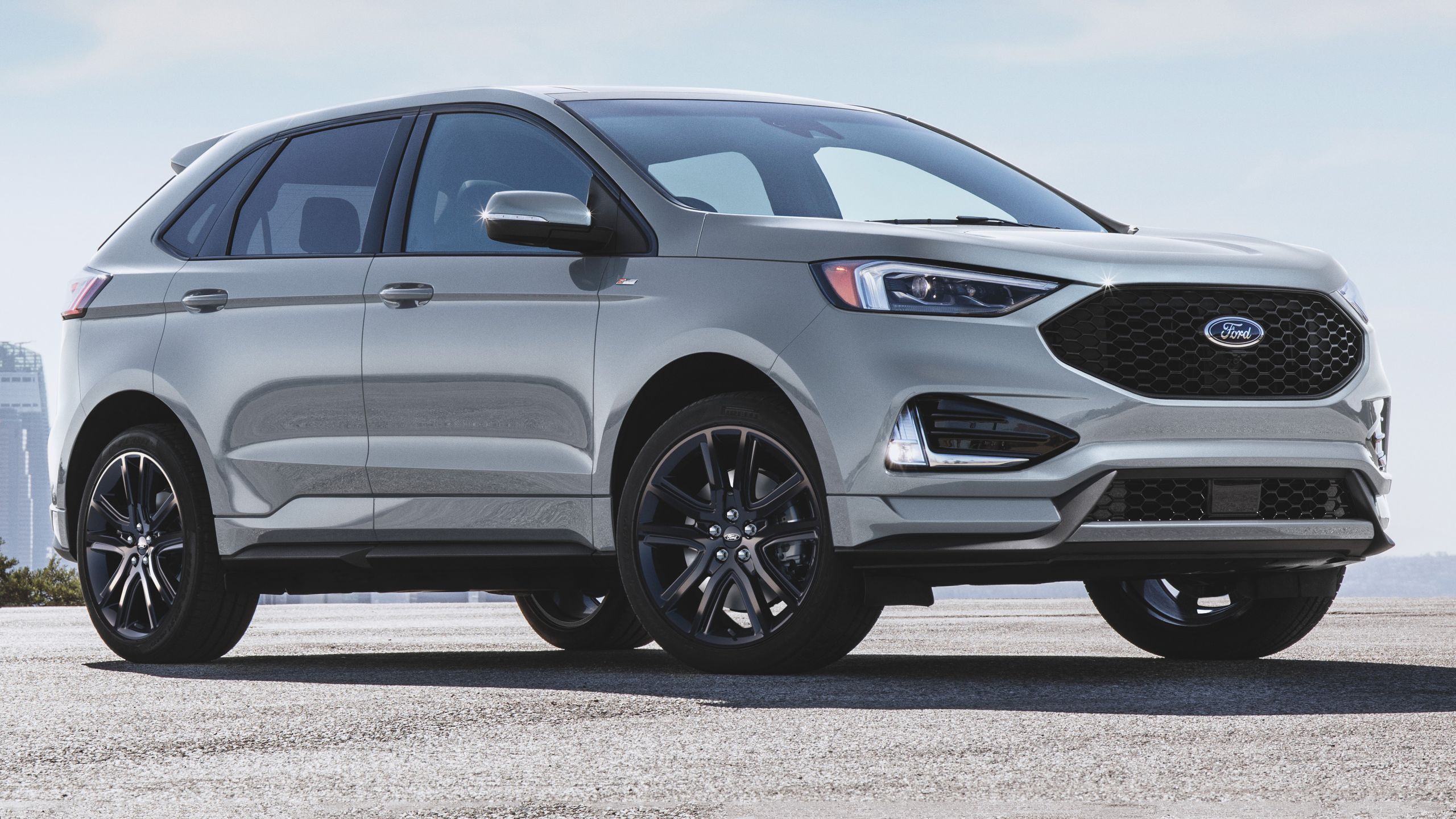 EZREXPM ルーフラック クロスバー フォードエッジ 2015-2023 ラゲッジ ロック可能 クロスバー キャリア カーゴバーフラッシュサイドレール付き