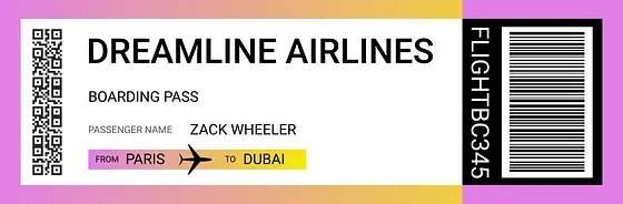Canvaテンプレート 航空券風エスコートカード 席次表・席札・メニュー表 forelsket 通販 19843703Creema クリーマ