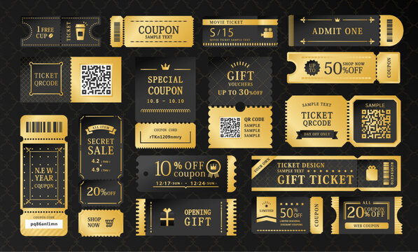 COUPON・クーポン券・イラスト＆イメージ無料イラスト素材素材ラボ