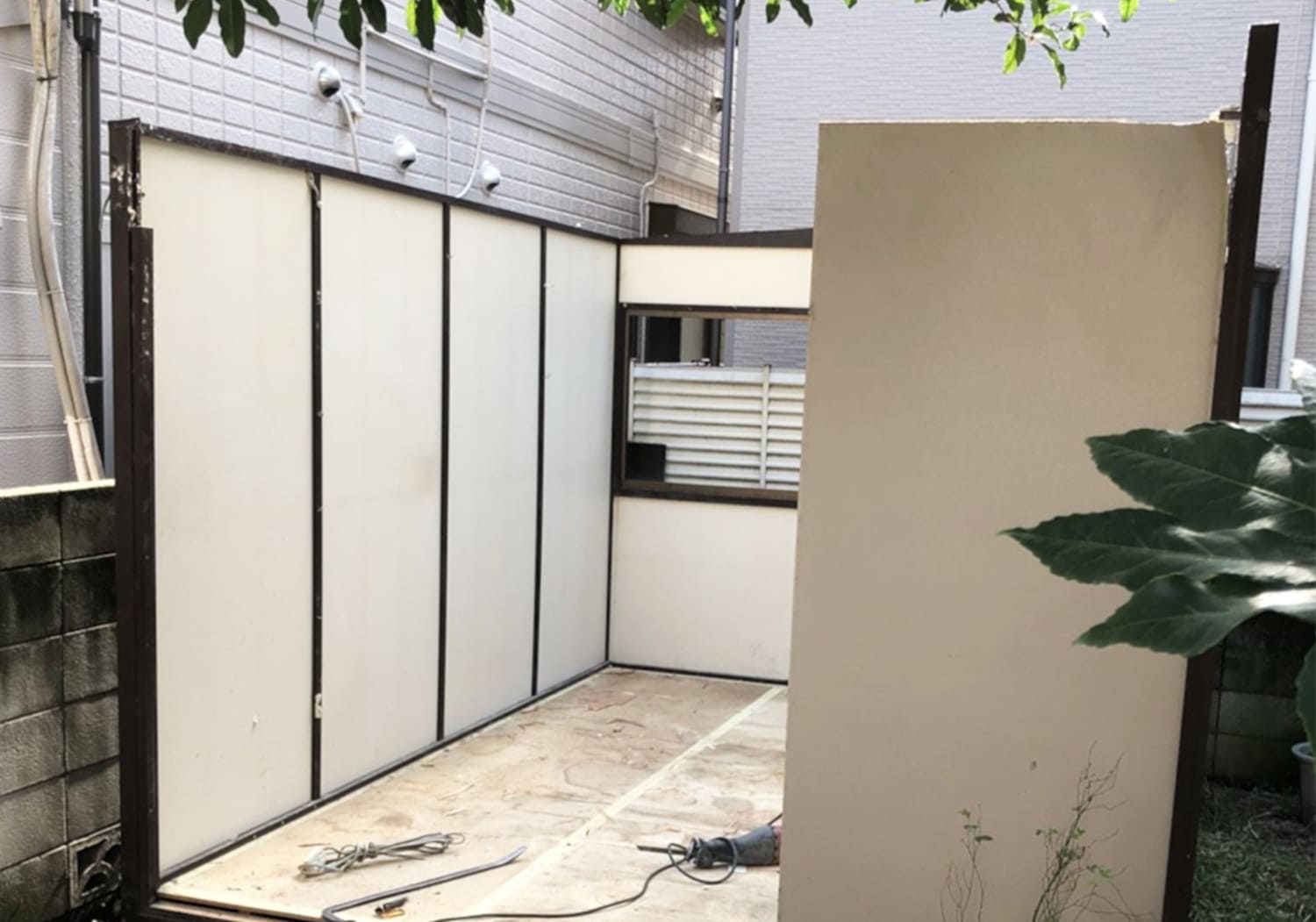 物置を解体しました *´艸｀