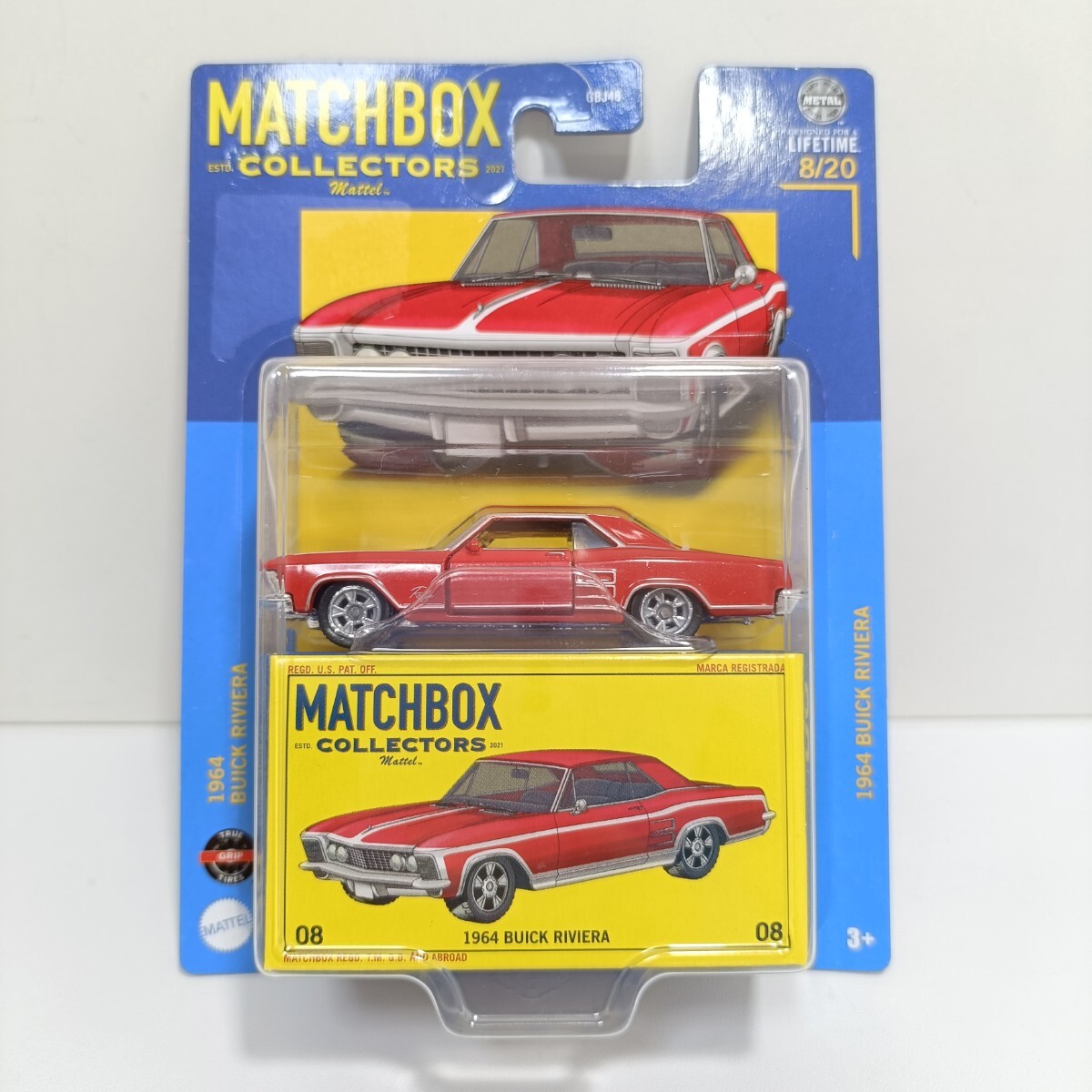 マッチボックス moving PARTS 「ベントレー コンチネンタル」 ドア開閉ミニカー 新入手 開封 64 ビュイック リビエラ 黒Matchbox マッチボックス ムービングパーツ 1964 BUICK RIVIERA トミカ サイズ ミニカー他車比較 インパラ、ノバ