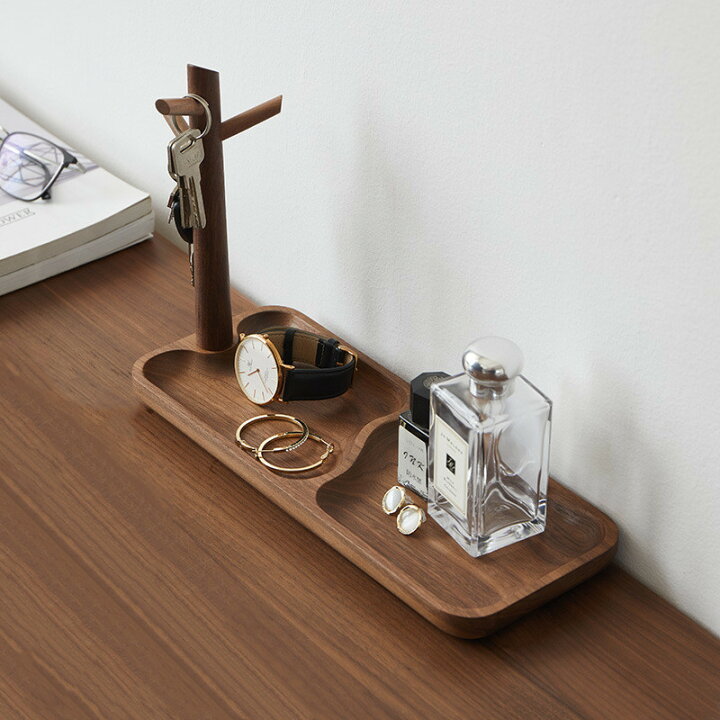 シンプルモダンEN.小物置き トレー おしゃれ 小物トレー 小物入れ アクセサリートレイ 玄関 鍵置き トレイ 小物 インテリア小物ゴールド 北欧 かわいい 小さい 大小2個セット 日本製 美濃焼 プレゼントギフトにも◎aPay ID