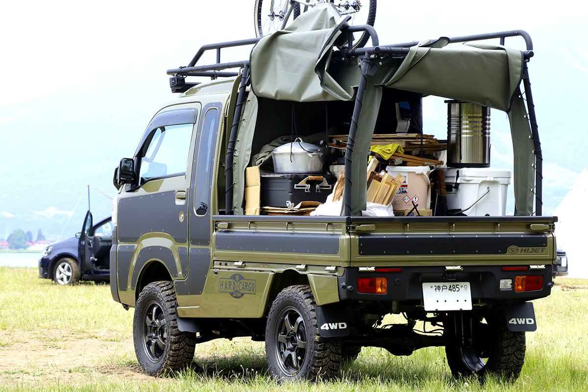軽自動車の荷台