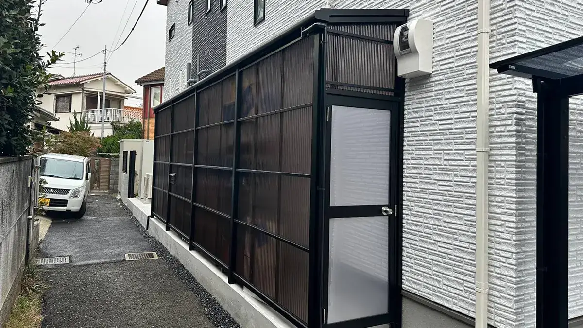 ストックヤードで「自転車置き場＋α」の便利な空間を - エクステリアのある暮らしブログ