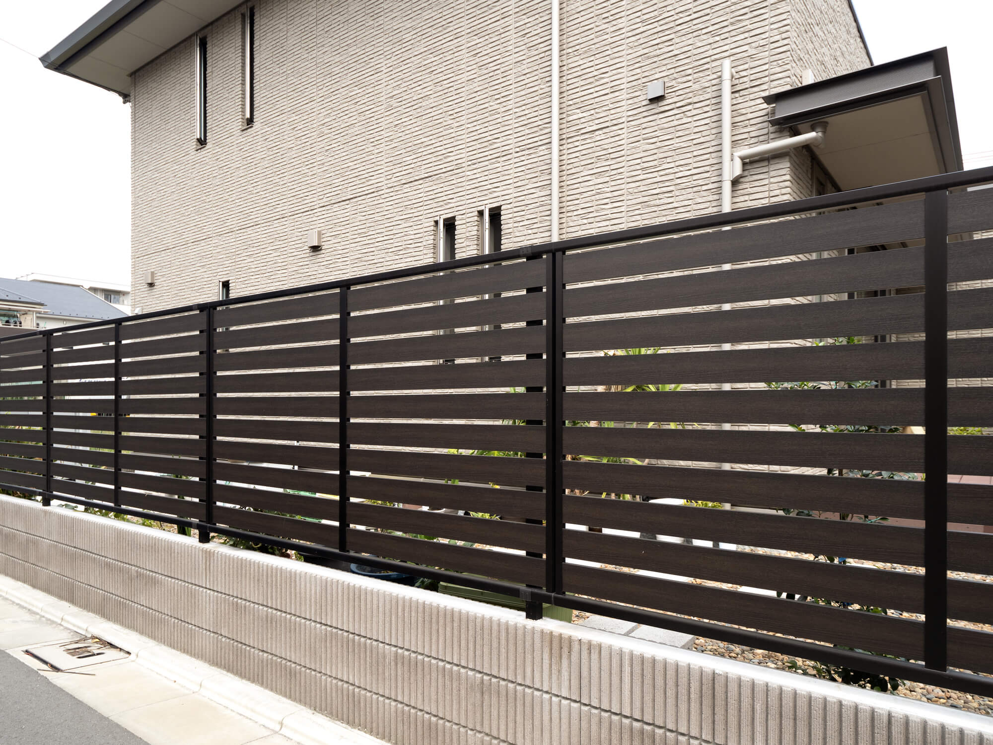 埼玉県加須市フェンス 公共・民間 エクステリア・外構サン工業