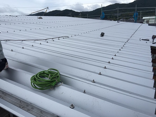 竹藪隣のトタン倉庫に手作りの開き扉をDIYする倉庫内の片付け