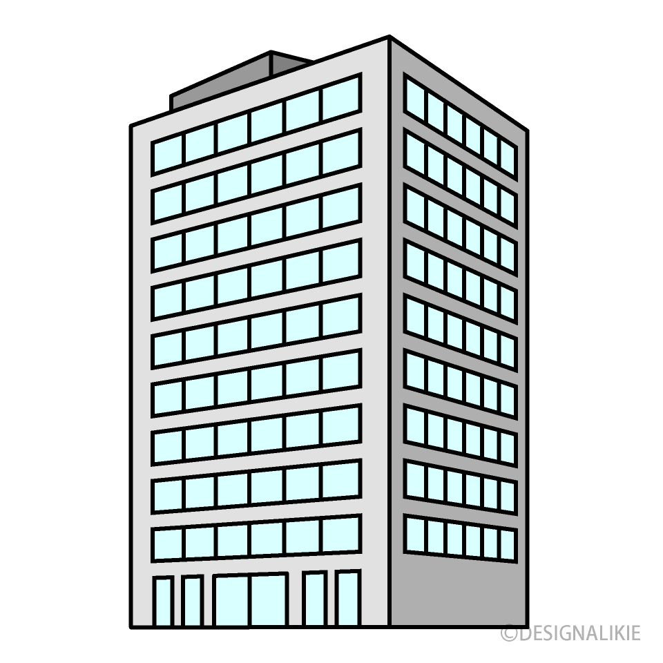 会社のイラスト 2カット- イラストくん