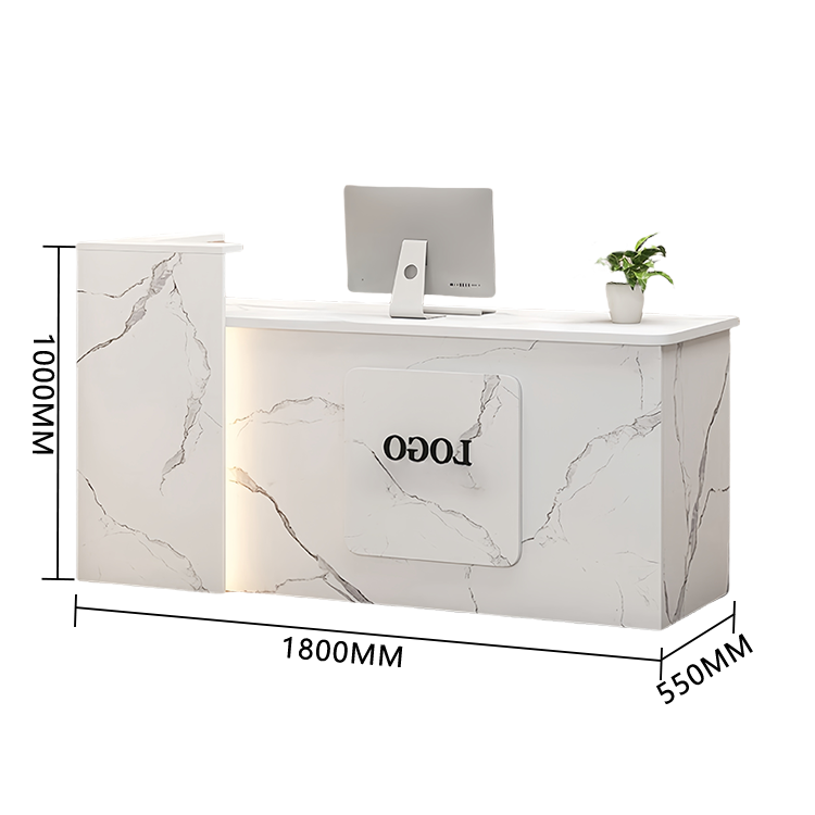 受付カウンター レジカウンター 小型 カウンターテーブル 鍵付き 引き出し付き フロントデスクカウンター 美容室、理髪店、ビューティーサロン、アパレルショッ: xixi68 - 通販 - Yahoo!ショッピング