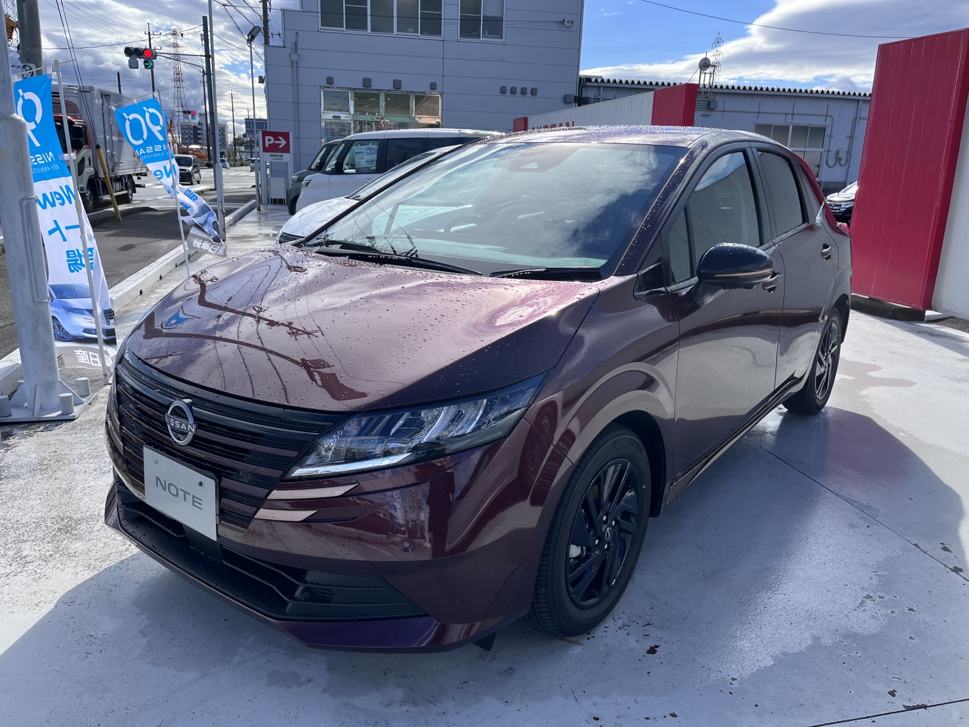 LOAPADコードバン ミニ5 13mm ノート システム手帳 マットバーガンディ×リラ