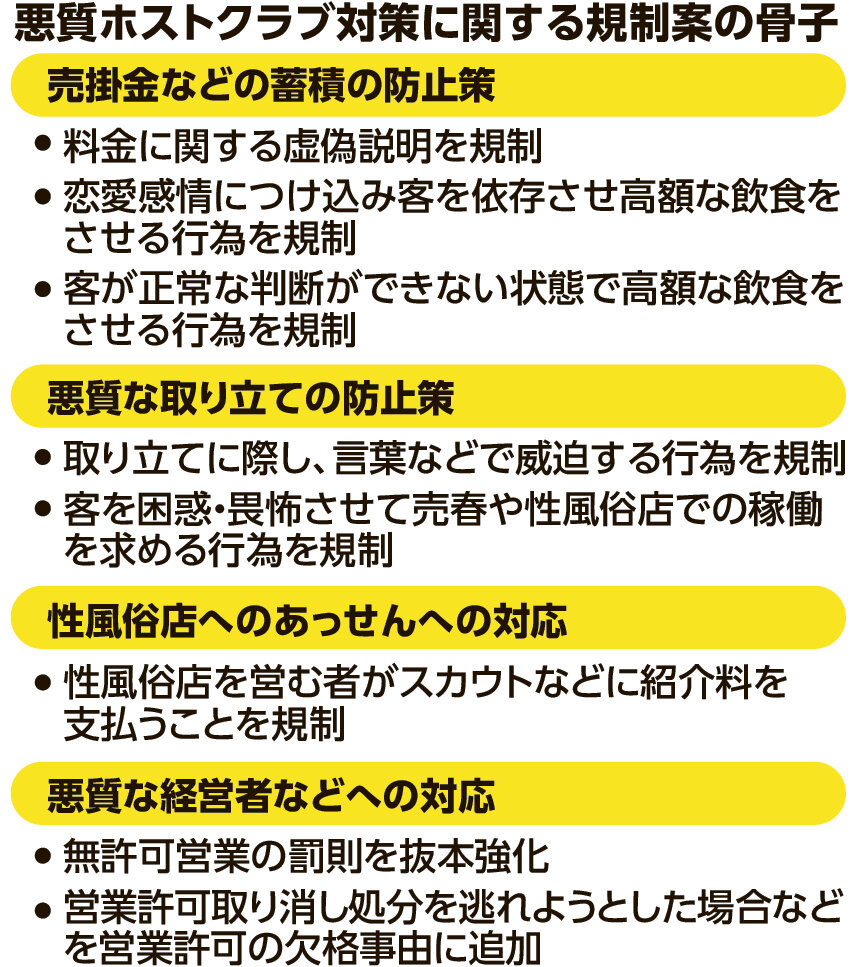 悪質ホストクラブ問題、首相が通常国会に法案提出へ指示 - 日本経済新聞