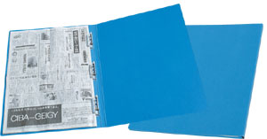 リヒトラブ クリヤーブック A2 新聞保管に、クリアブックという選択肢はいかがでしょう。HERMITCRAB