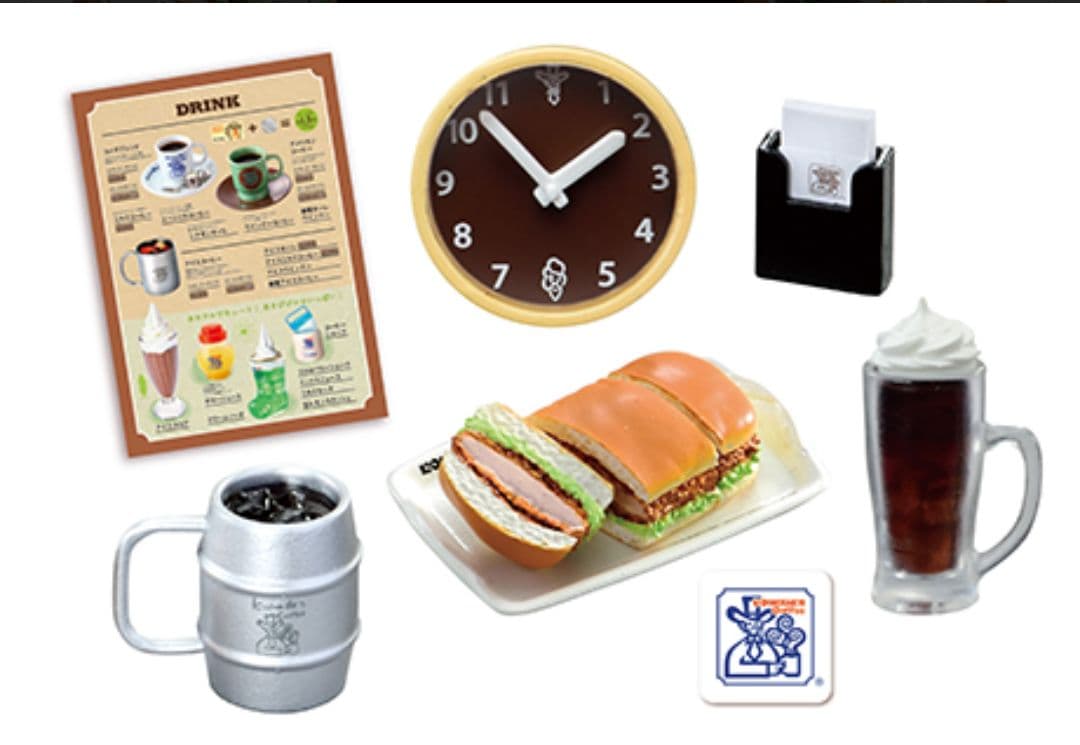 リーメント もっとだいすき！！珈琲所 コメダ珈琲店 第2弾 ディスプレイ棚 カウンター ショーウィンドウ