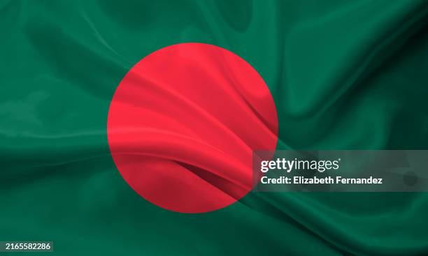 バングラデシュ 国旗 卓上旗 旗サイズ16×24cm テトロントロマット製 日本製 世界の国旗シリーズ