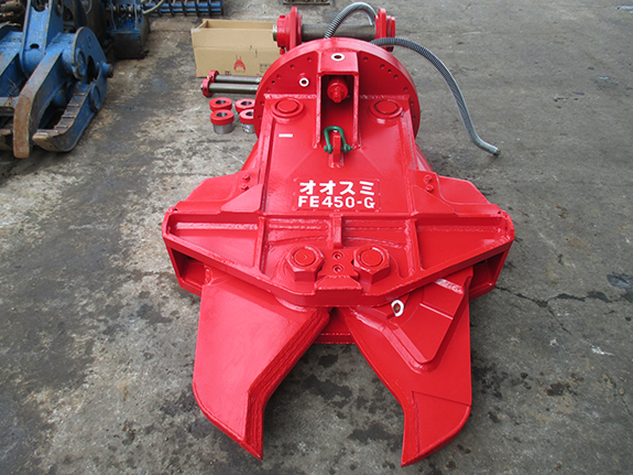 鉄骨カッター 鉄骨切断機 ニューマチック K-22X3 0.7m3 重機 ユンボ ショベル バックホー 建設用 解体工事 ID:OC0026LINEブランドカタログ