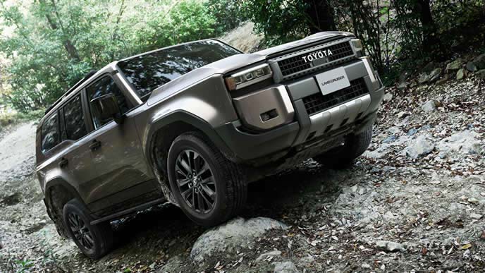 ランドクルーザー250丸目ヘッドライトの詳細。グレードによって装着可否が異なる。ランクルブラザーズ