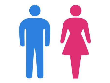 男女マーク2アイコン素材ダウンロードサイト「icooon-mono」商用利用可能なアイコン素材が無料 フリー ダウンロードできるサイト