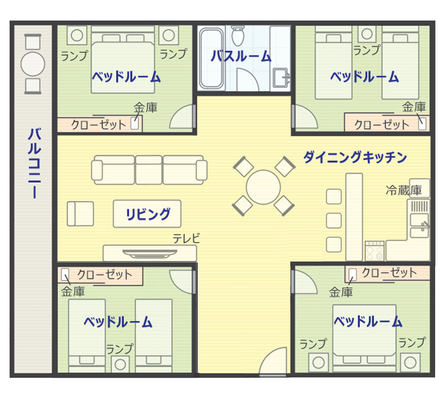 海外の間取りの表記は日本と違う不動産コラムサイト いえらぶ不動産コラム