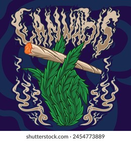 大麻 マリファナ フェイクグリーン 人工観葉植物 造花88.9cmNotorious store