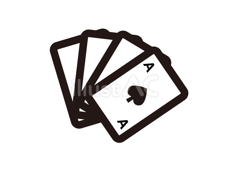 トランプ かわいい アイコンイラスト