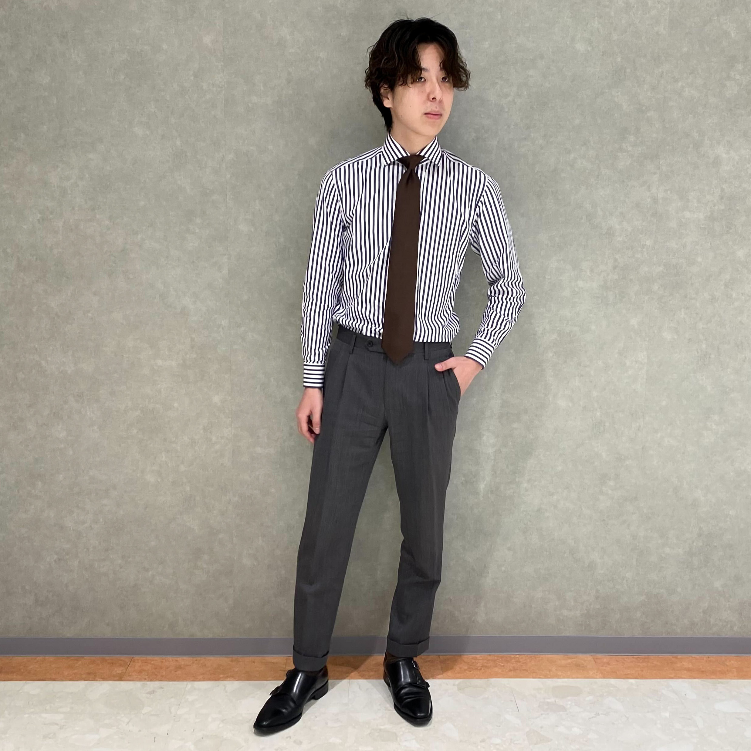 セールMade in JAPAN ドビーストライプ ドレス シャツ ビジネスシャツ TAKEO KIKUCHI タケオキクチ のファッション通販- ZOZOTOWN