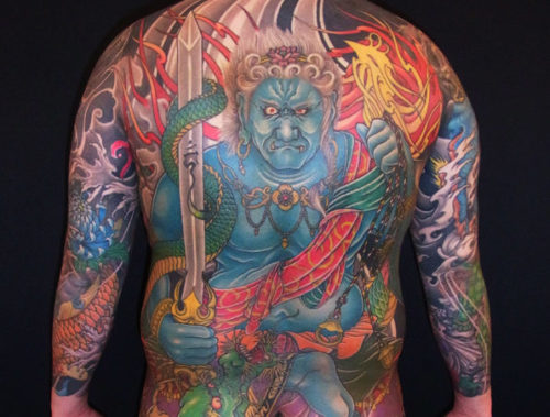 完成作品 和柄金沢市・野々市市のタトゥー TATTOO・刺青 ならBee's Stingビーズスティング一般社団法人日本タトゥーイスト協会加盟店