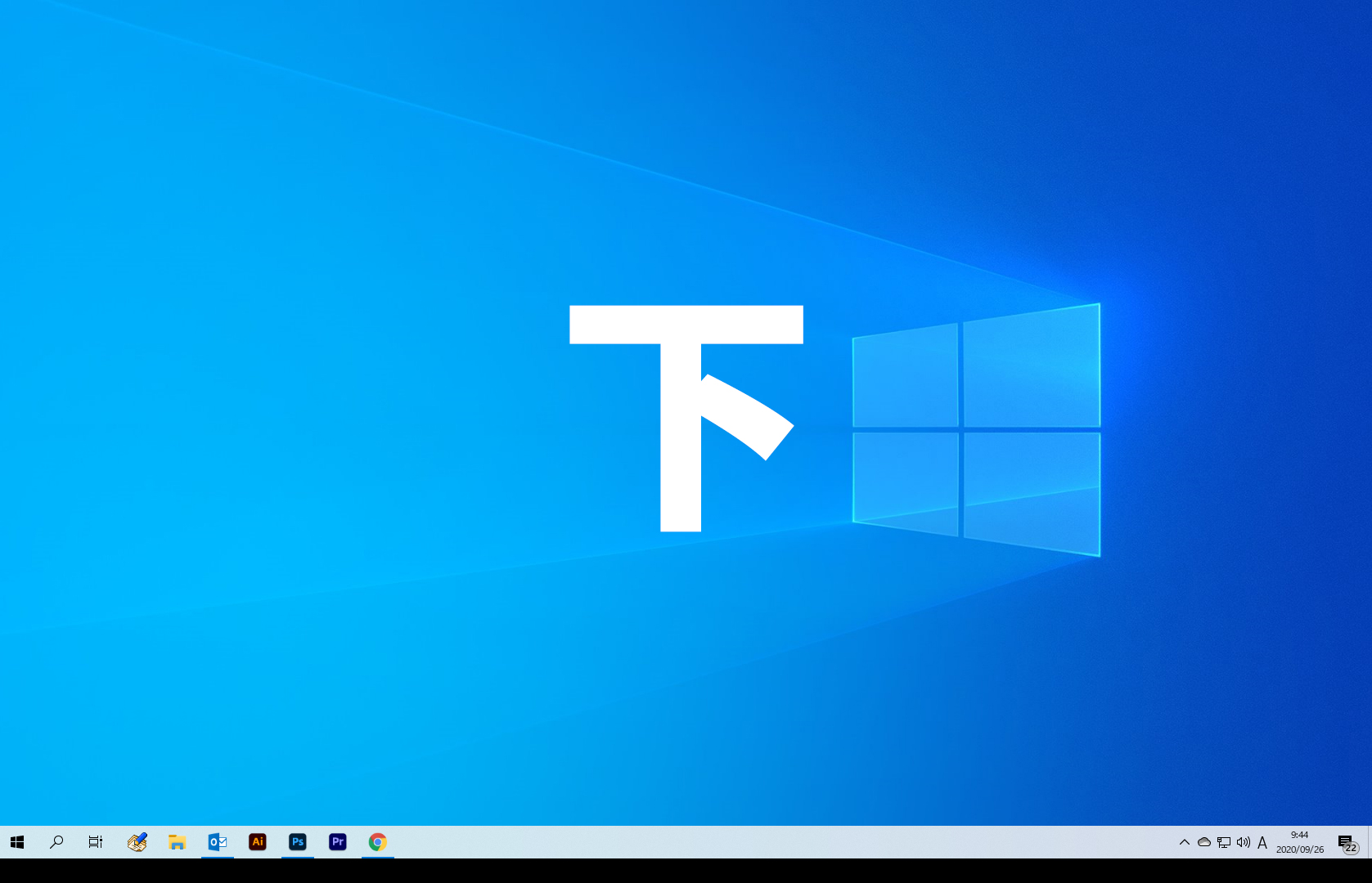 Windows10 タスクバーが縦になってしまったときに横に戻す方法についてfind366