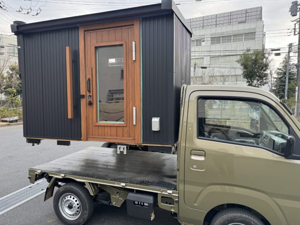 軽トラサウナ 軽トラサイズのサウナルーム ハコセトラを販売開始PressWalker