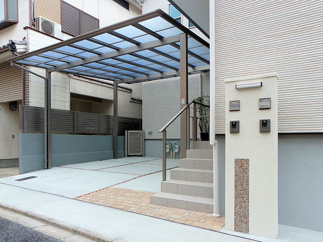 LIXIL カーポートSC 1台用の概算お見積りカーポートならエクスガーデンナビ