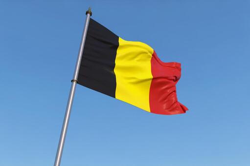 世界の国旗 服部 応援・装飾用旗 ベルギー 135×90cm ポンジ 1枚 直送品