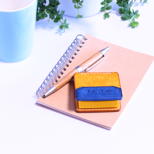 HERMES ポストイットケース 付箋 ネイビ