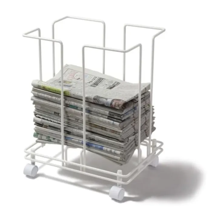 新聞ストッカー ホワイトゴミ箱・ダストボックス・ペール 通販ホームセンターのカインズ