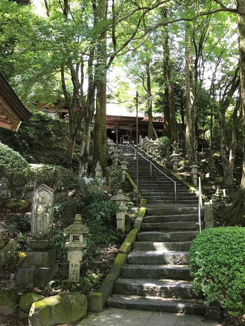 雷山千如寺大悲王院 らいざんせんにょじだいひおういん⁡ ⁡ 紅葉には、少しだけ 気が早かった😂 ⁡ ⁡ 雷山千如寺は、紅葉の名所で有名ではありますが⁡ ⁡ 私は、ここの観音様 「木造十一面千手千眼観音立像」 が好きで、訪れます。 ⁡ ここの観音様は なんと像高