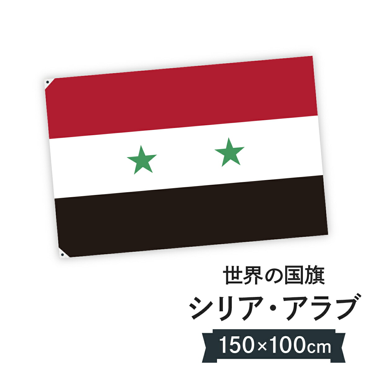 Amazon.co.jp: 国旗 シリア アラブ共和国 旧国旗 特大フラッグ ノーブランド品: おもちゃ