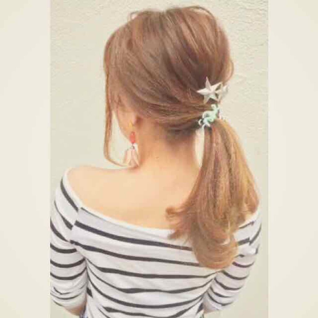 スプリングゴム無印良品の使い方を徹底解説 -結びあと付きにくい ヘアゴムby m i n a💐@フォロバします◎ 混合肌 20代後半LIPS