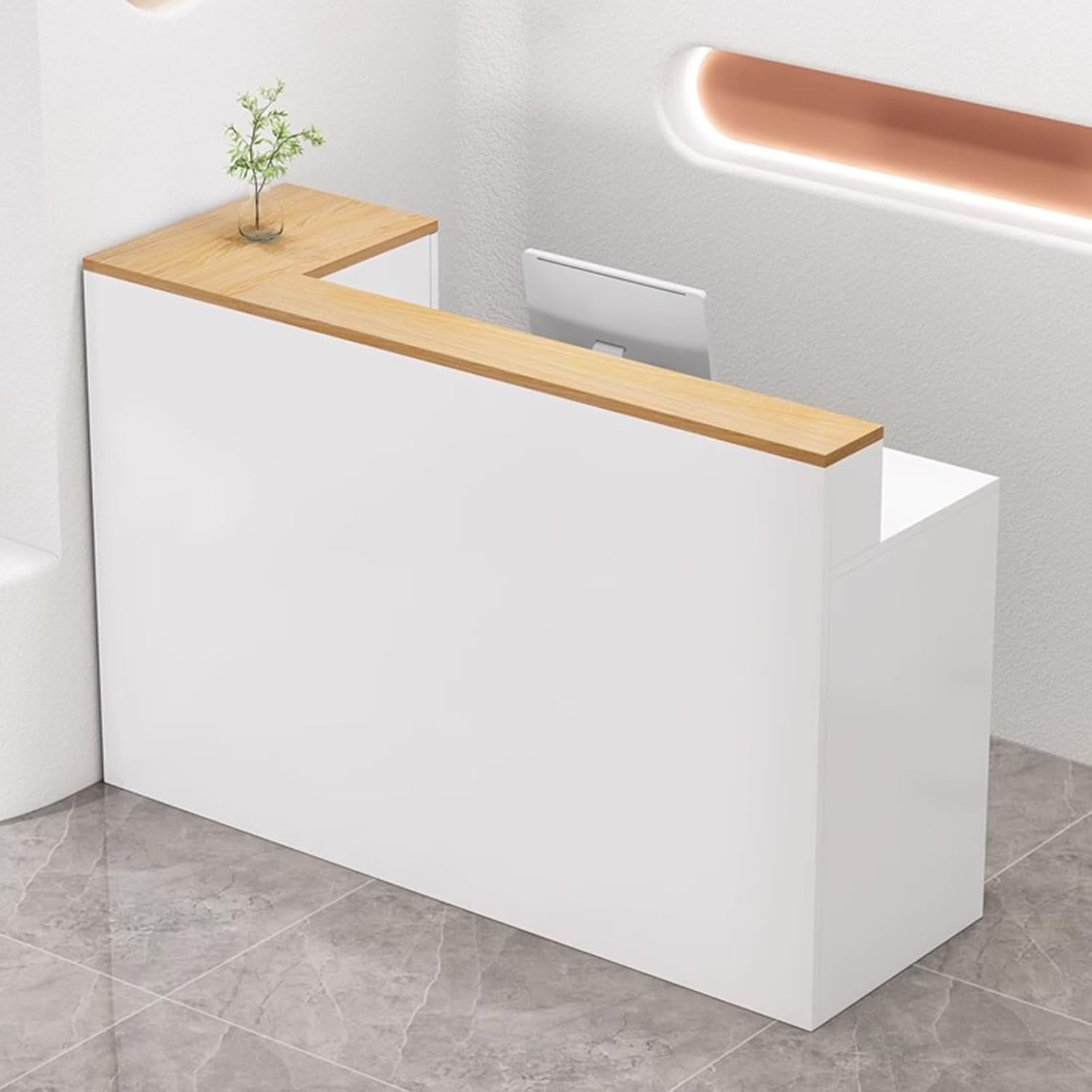 受付台レジカウンター美容室美容院エステサロン病院