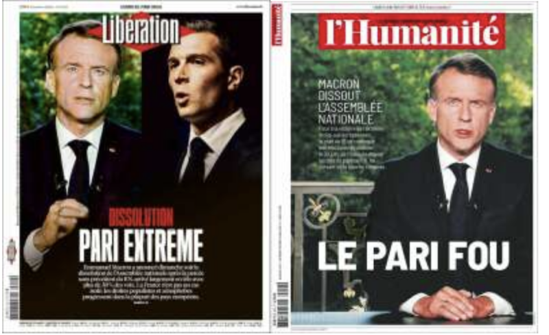 フランス国民議会選挙、右派ポピュリズム政党が第１党の勢い マクロン大統領の中道与党連合は３位か : 読売新聞