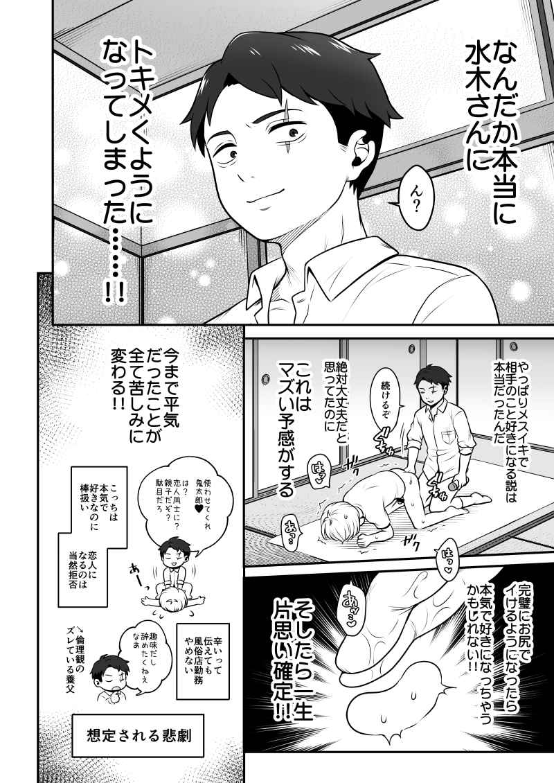 一見ゲタ吉が受けに見えるゲタ水本～前立腺マッサージ編～ [少年病監(かんのいずか)] ゲゲゲの鬼太郎