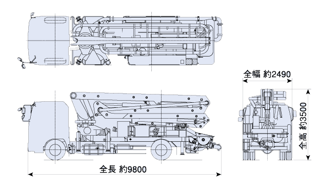 ポンプ車の圧送計算CMC