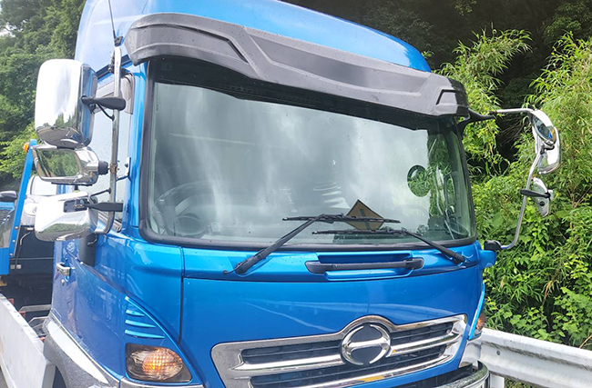 日野 17 レンジャー メッキ フロント ワイパーパネル 標準サイズ 交換式 デコトラ 社外品 カスタム パーツ