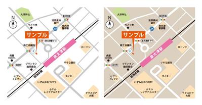 OPEN見学会チラシ用の現場案内図の作成の事例・実績・提案一覧ランサーズ